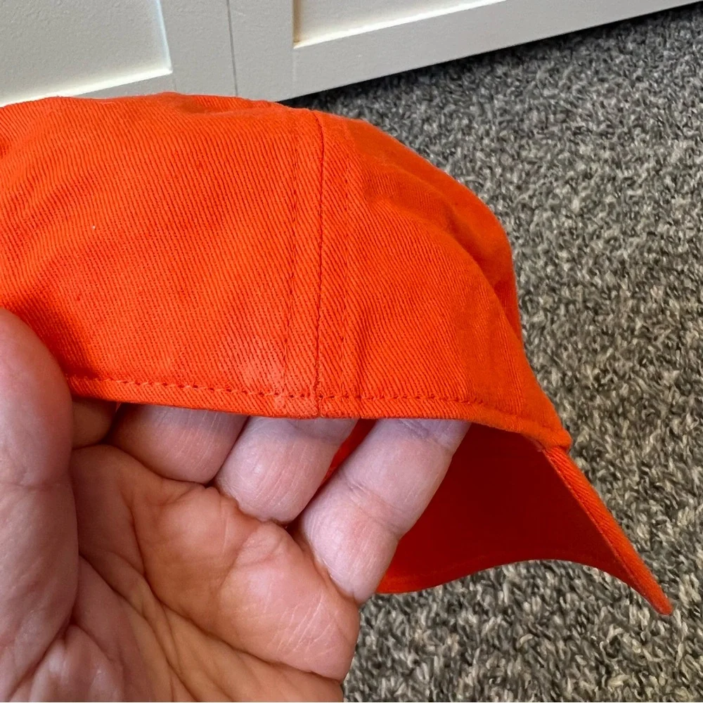 Janie And Jack Sport Infant‎ Toddler Orange Baseball Cap Size 12-24 Months